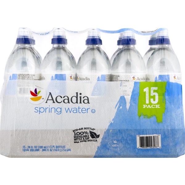 Acadia Spring Water, 15 Pack (15 each) Instacart