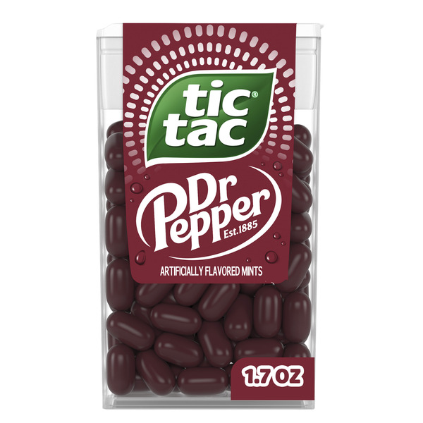 Tic Tac Dr Pepper, Pocket-sized Mints, Dr Pepper Flavored On-the-Go Refreshment,  1.7 oz