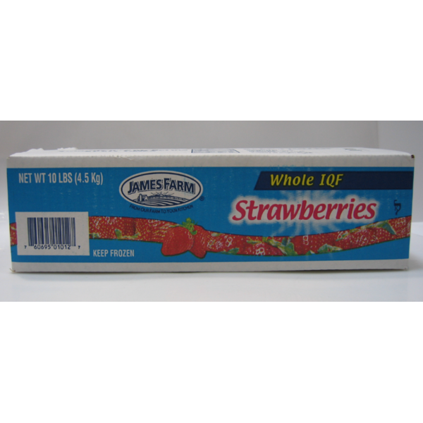 Frozen James Farm - Whole Strawberries - 10 lbs
