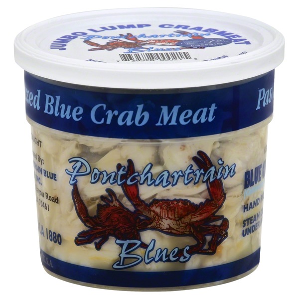 Pontchartrain Blue Crab, Inc. Crab Meat, Blue, Jumbo Lump (16 oz