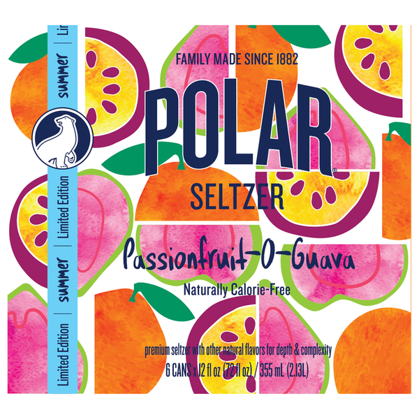 Polar Premium Passionfruit-O-Guava Seltzer Same-Day Delivery or