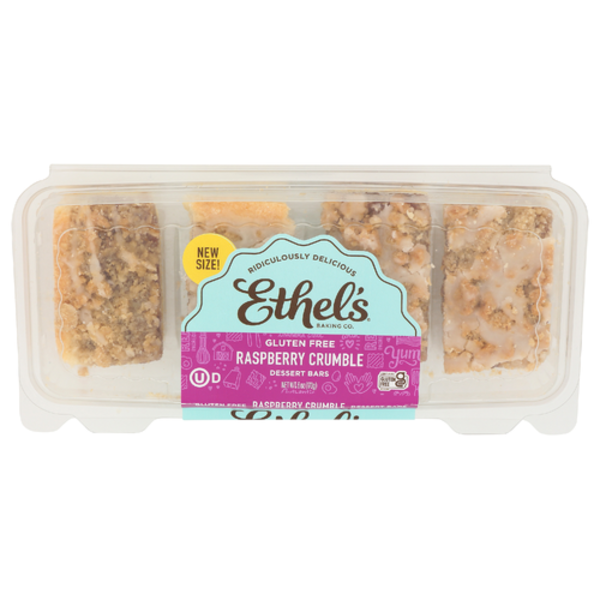 Ethels Baking Co Raspberry Crumble Dessert Pars 4 Piece