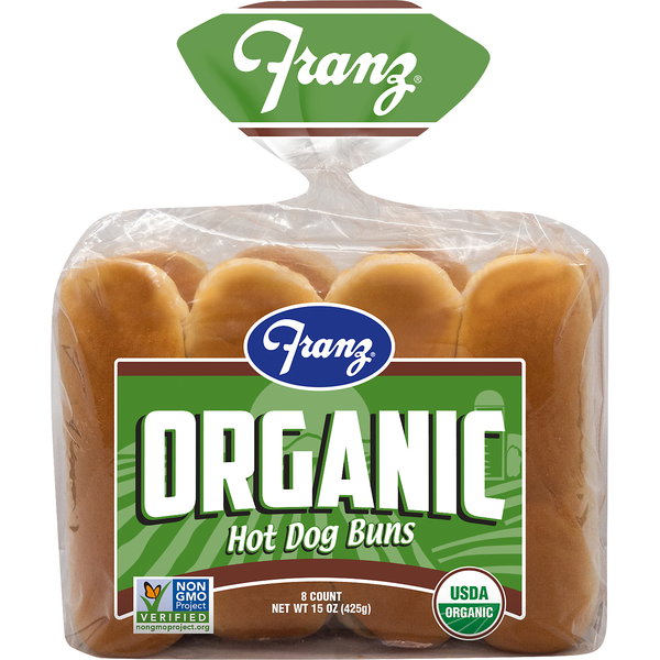 Franz Hot Dog Buns, Organic (8 each) Instacart