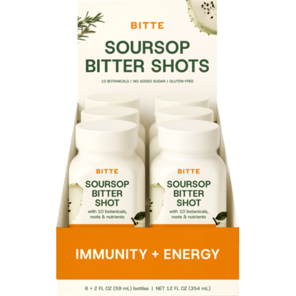 Bitte Soursop Bitters Immunity + Energy Soursop Bitter Wellness Shots