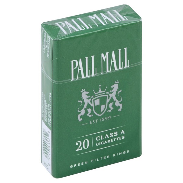 Pall Mall Cigarettes Menthol Green Filter Kings Cigarettes Price My