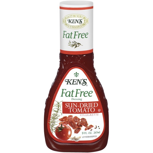 Ken's Steakhouse SunDried Tomato Vinaigrette Fat Free Dressing (9 oz