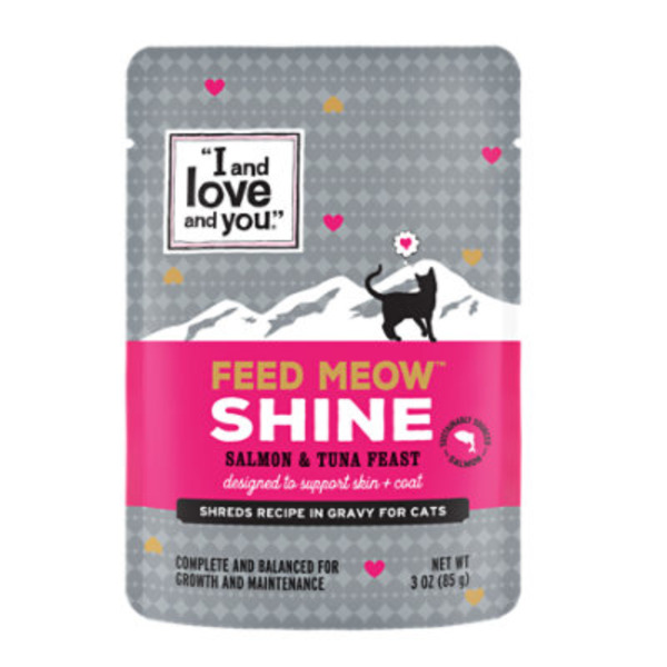 I and love and you Cat Food, Salmon & Tuna Feast, Shine
