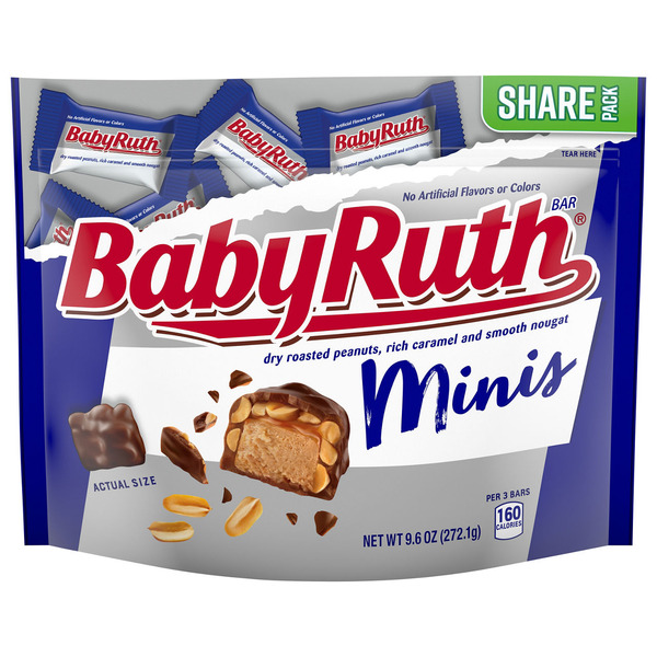 Wegmans Baby Ruth Candy Bars, Minis, Share Pack Same-Day Delivery or ...