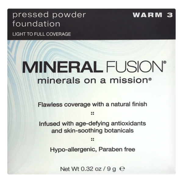 Mineral Fusion Pressed Powder Foundation Warm 3 Same-Day Delivery