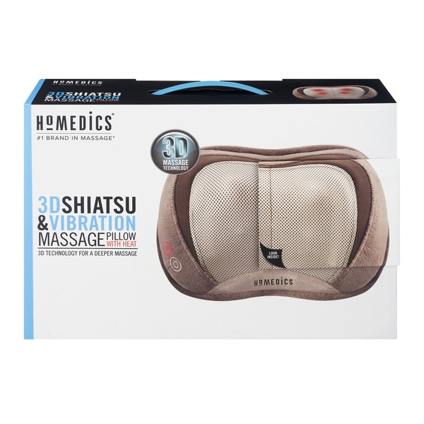 Homedics Vibration Massage Pillow With Heat 1 Ct Instacart
