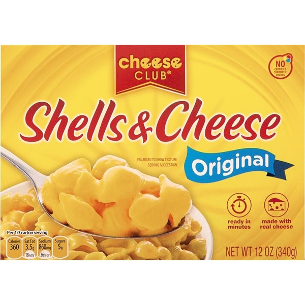 Cheese Club Shells and Cheese