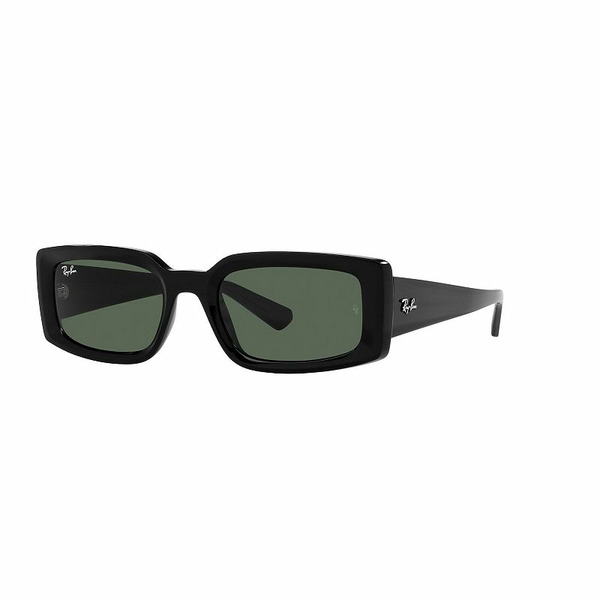 Ray-Ban Unisex Kiliane Rectangle Sunglasses - Black