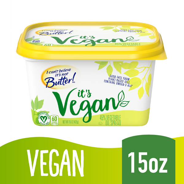 I Can't Believe It's Not Butter Vegan Margarine Spread