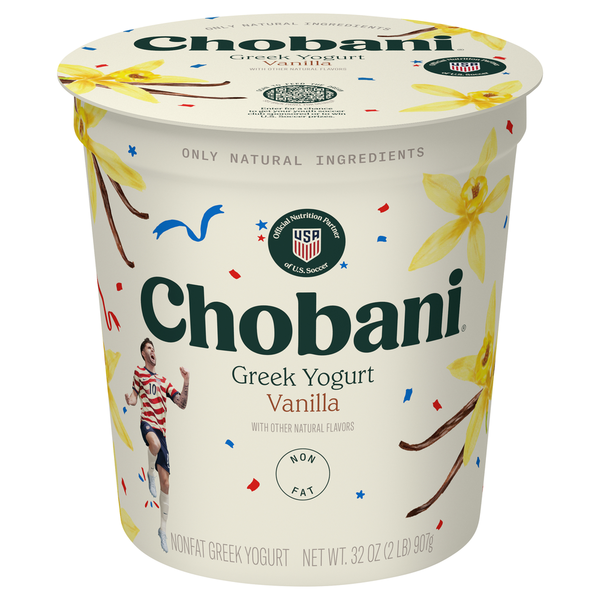 Chobani Vanilla Blended Non-Fat Greek Yogurt Same-Day Delivery or