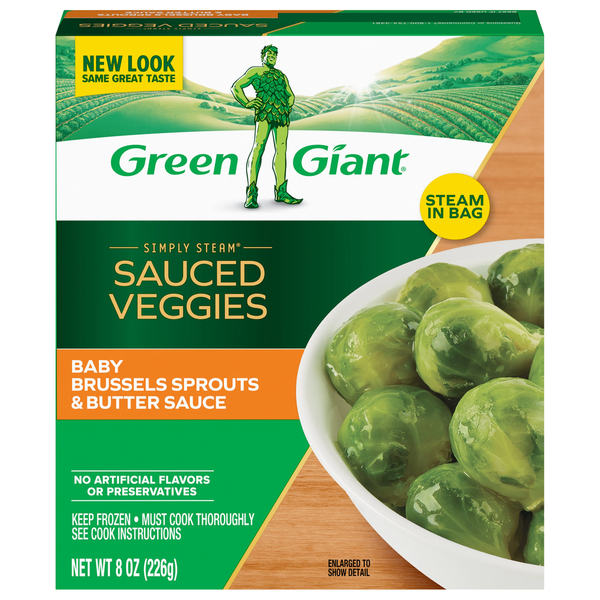 その他 GREENGIANT Green Giant Simply Steam Baby Brussels Sprouts & Butter Sauce