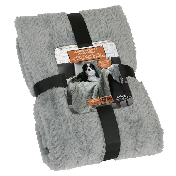 Couture Pets Waterproof Pet Blanket & Furniture Protector, 60 x 70 in