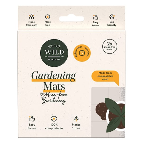 We The Wild Compostable Gardening Mats, 30 x 20 in