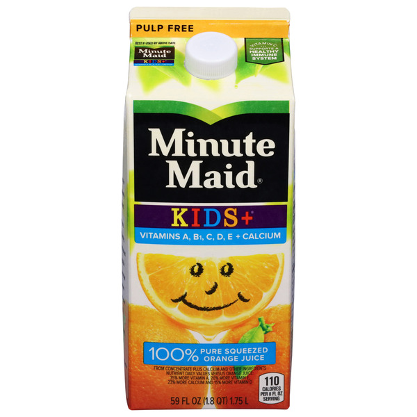Minute Maid Orange Juice Kids Plus, Fruit Juice - Technical View
