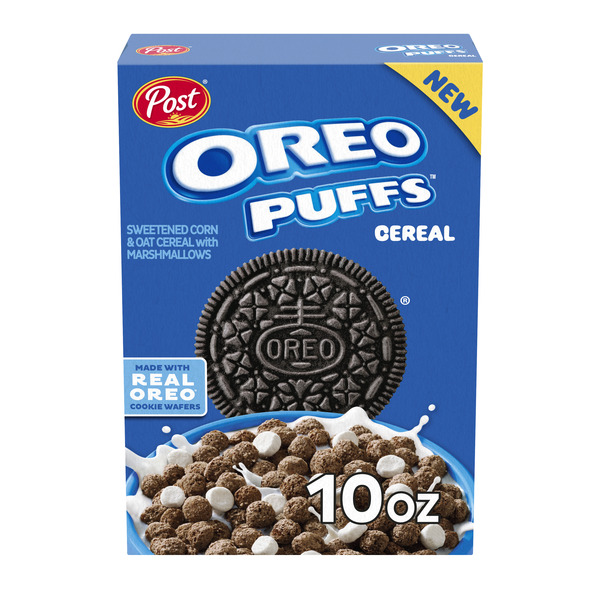 oreo@即購入可能さま専用 Post OREO PUFFS™ Cereal, Chocolate Breakfast Cereal 10 oz