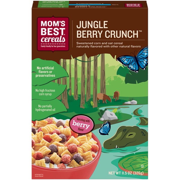 Mom's Best Cereals Jungle Berry Crunch MOM's Best Cereals Jungle Berry