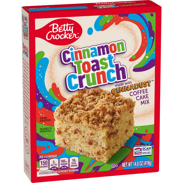 Betty Crocker Cinnamon Toast Crunch Coffee Cake Mix Same-Day