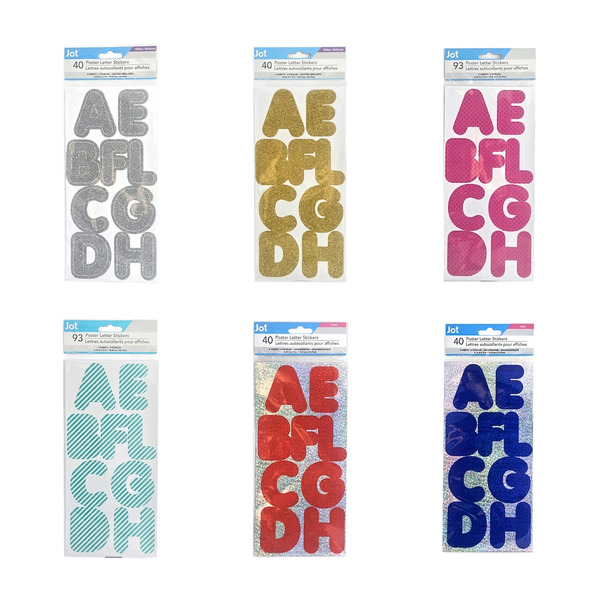 Jot Poster Letter Stickers Same-Day Delivery | Dollar Tree