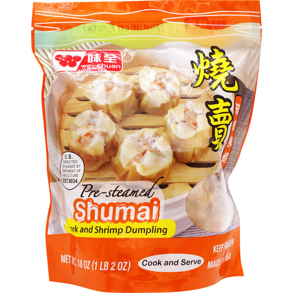 Wei-Chuan Dumpling, Pork and Shrimp, Pre-Steamed, Shumai