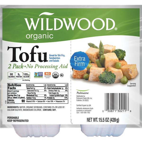 Wildwood Extra Firm Organic Tofu Same-Day Delivery or Pickup | New