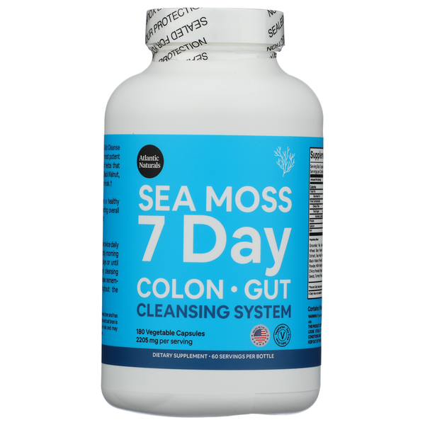 Atlantic Naturals Sea Moss Colon Gut Cleansing System Same-Day