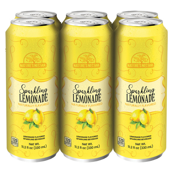 Nature's Nectar Sparkling Lemonades 6pk, Spark Lemonade Same-Day