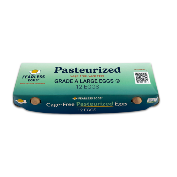 Pasteurized Fearless Eggs Pasteurized, Cage Free, Large, Grade A, Safe Even Raw