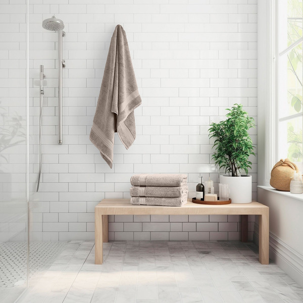 Serene Home Collection Bath Towel - Grey