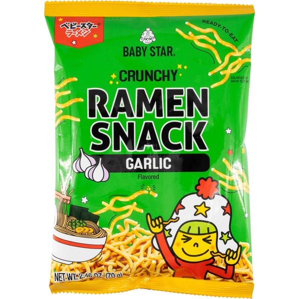 Oyatsu Company Baby Star Tiny Garlic Crispy Ramen Snack
