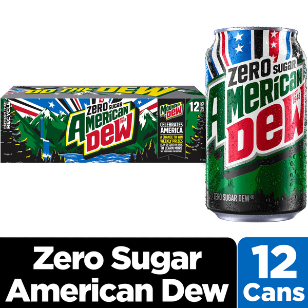 Mountain Dew Zero Sugar Soda Pop