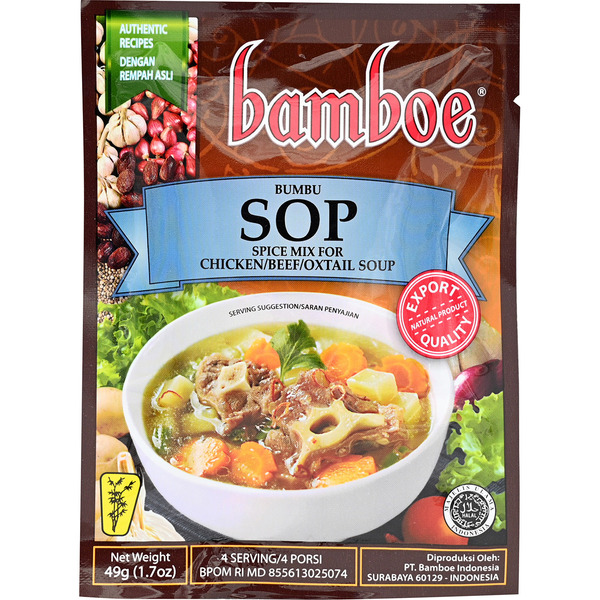 Bamboe Sop Chicken, Beef & Oxtail Soup Mix
