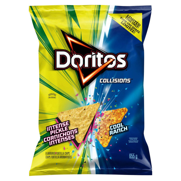 Doritos Collisions Intense Pickle & Cool Ranch Flavoured Tortilla Chips
