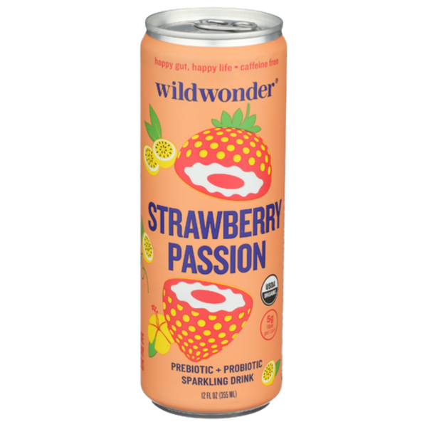 Wild Wonder Organic Strawberry Passion Prebiotic + Probiotic