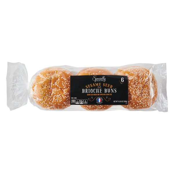 Specially Selected Sesame Seed Brioche Buns