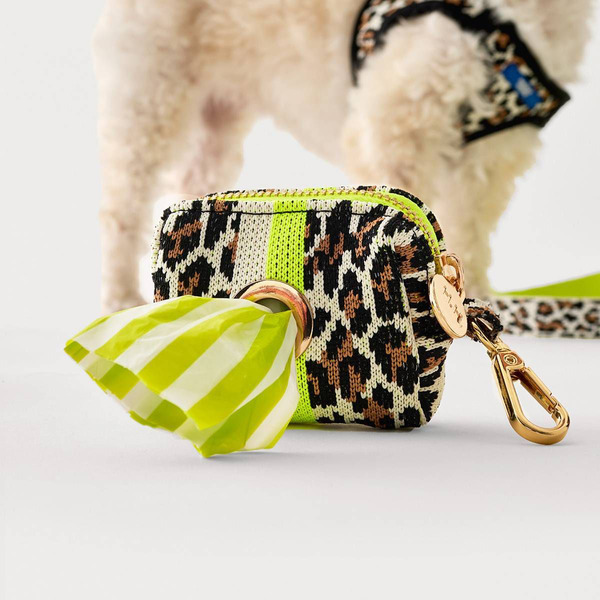 Hooray House Waste Bag Holder Pouch - Leopard