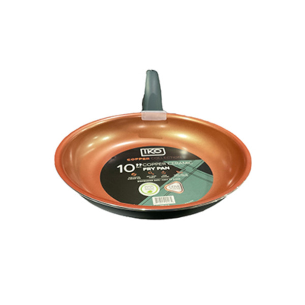 Iko Copper Ceramic Non Stick Fry Pan Dishwasher Safe with Soft