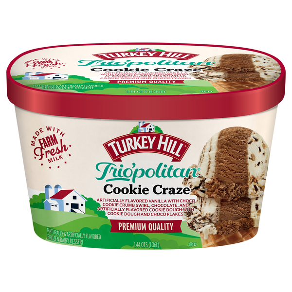 アイス Turkey Hill Frozen Dairy Dessert, Cookie Craze Same-Day Delivery