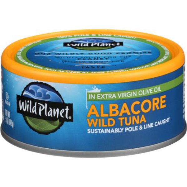 Wild Planet Tuna, Solid Wild, Albacore
