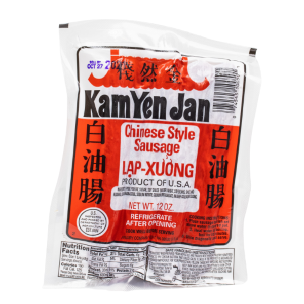 Kan Yen Jan Sausage, Chinese Style, Lap-Xuong Same-Day Delivery or