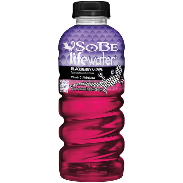Sobe Lifewater Blackberry Grape Water Beverage (20 fl oz) Instacart