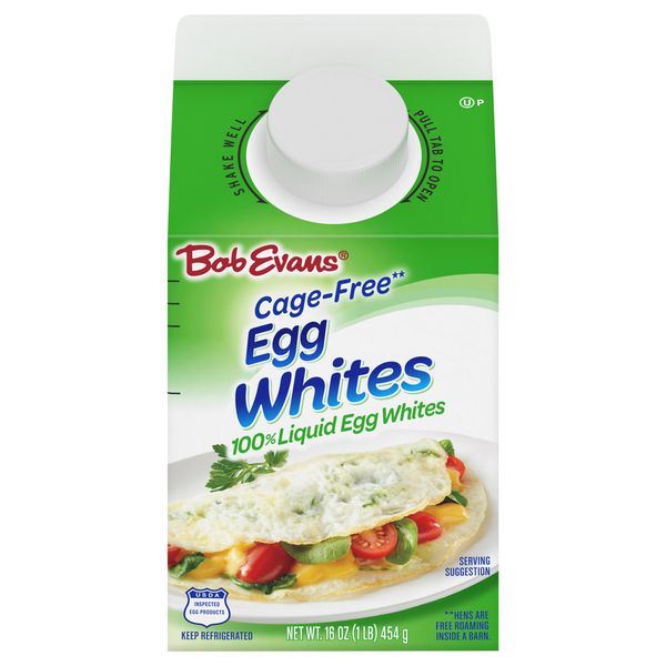Bob Evans Farms Egg Whites, 100% Liquid, Cage-Free