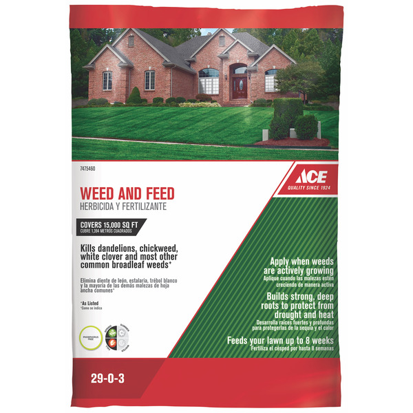 ACE 15M Phosphorus Free Weed & Feed Lawn Fertilizer