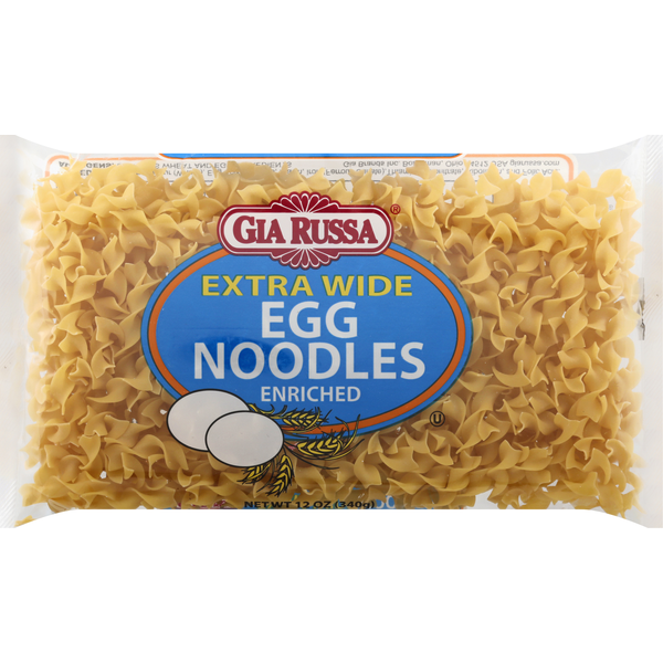 Gia Russa Egg Noodles, Extra Wide, Enriched (12 oz) Instacart
