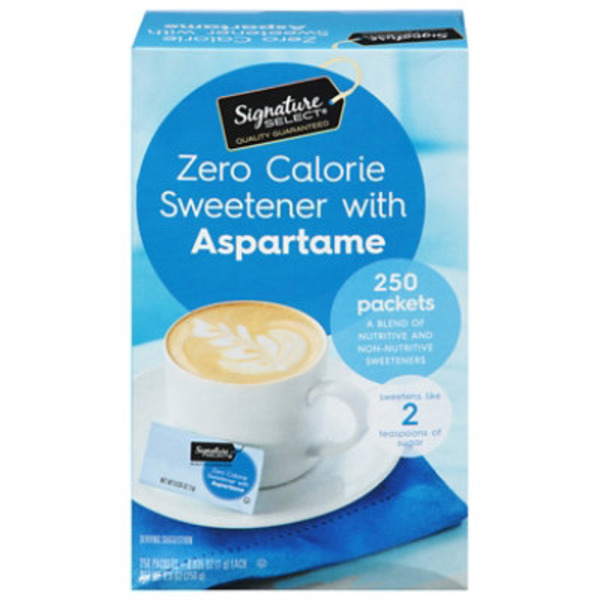 Signature Select Sweetener With Aspartame - 250 Count