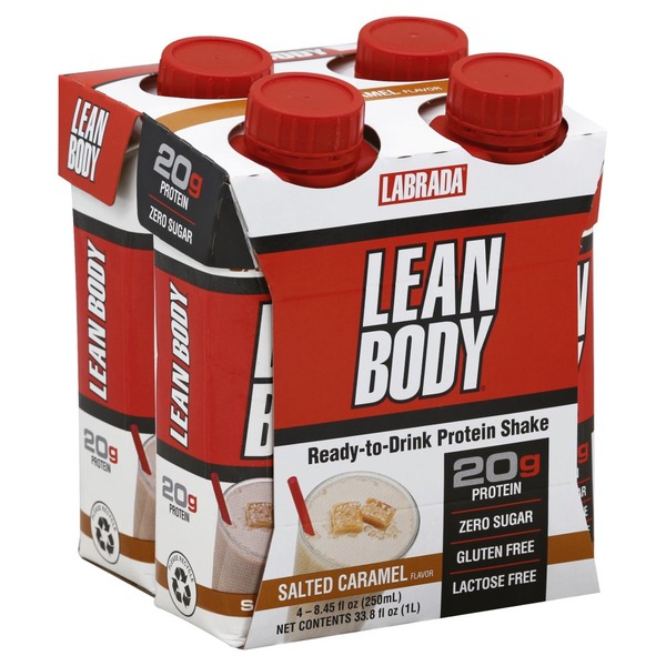 Labrada Protein Shake, Salted Caramel Flavor, ReadytoDrink (8.45 fl