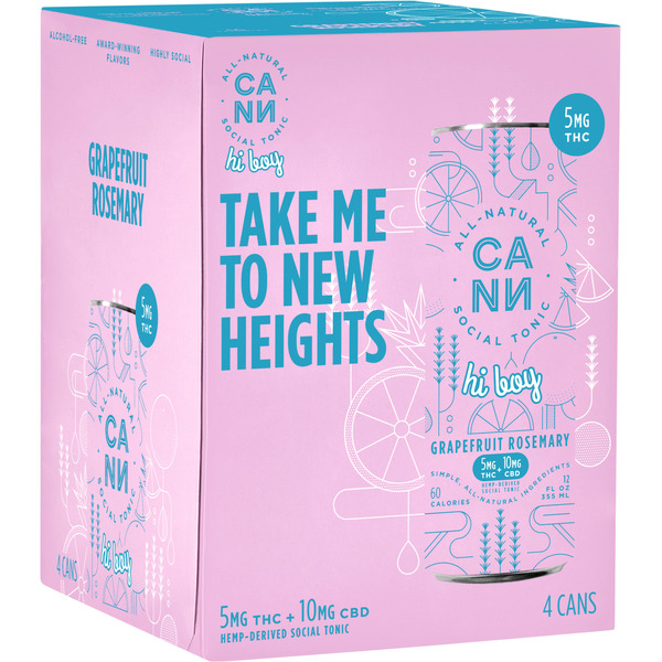 Cann Grapefruit Rosemary Hi Boy 5mg 12oz Same-Day Delivery